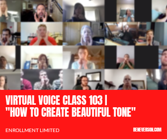 Virtual Voice Class 103 | How to Create Beautiful Tone